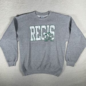 Vintage Fighting Irish Sweatshirt Mens Medium Gray Notre Dame Port Co Crew Neck